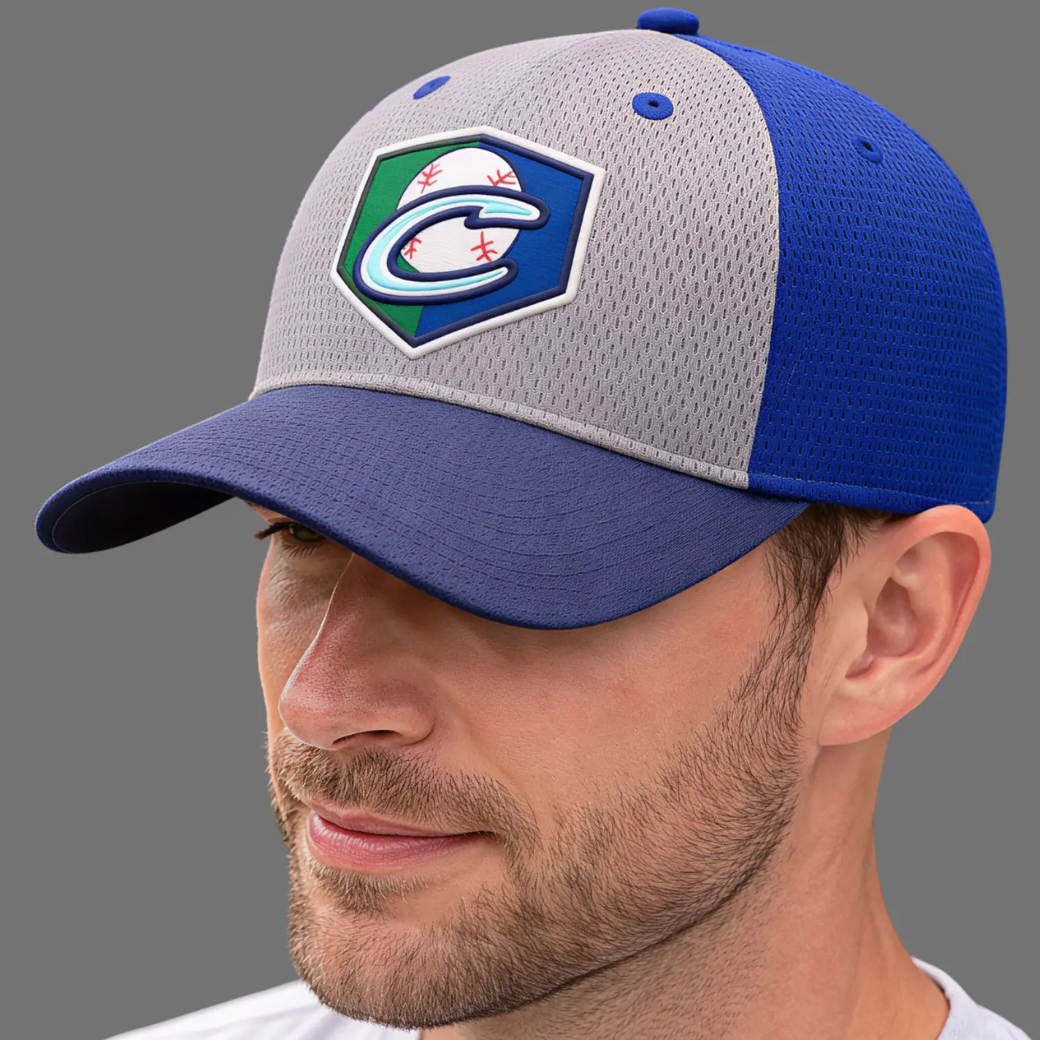 Custom Structured Baseball Cap | Durable Sports Interlock Fabric - Model