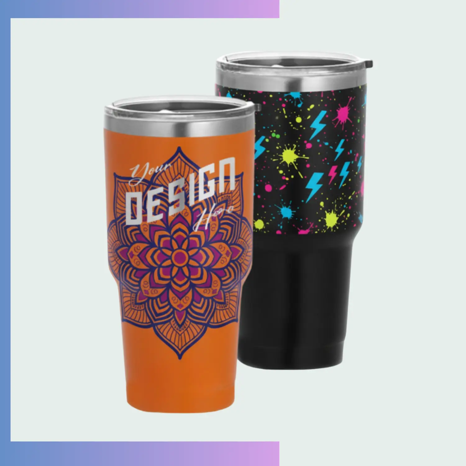 TM30ID 30oz Large Capacity Stainless Steel Custom Tumbler - NPS-SDW-WB-005