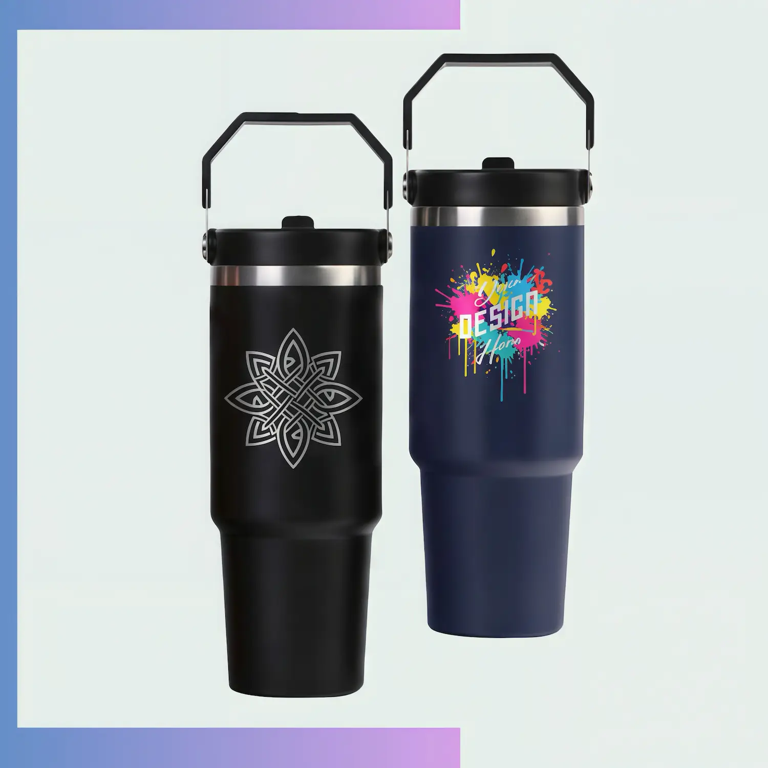 TM30FID 30oz Fashion Design Stainless Steel Tumbler - NPS-SDW-WB-007